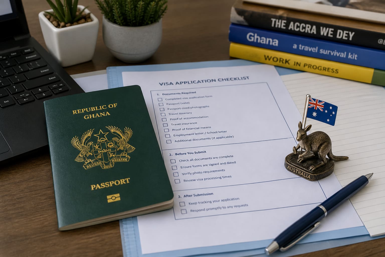 Australia Visa from Ghana: Document Checklist Basics