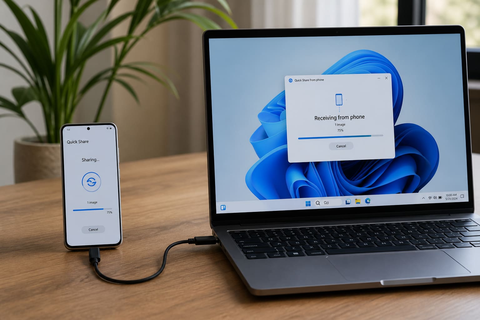 How to Share Files From Phone to PC (Quick Share, USB & Wireless)