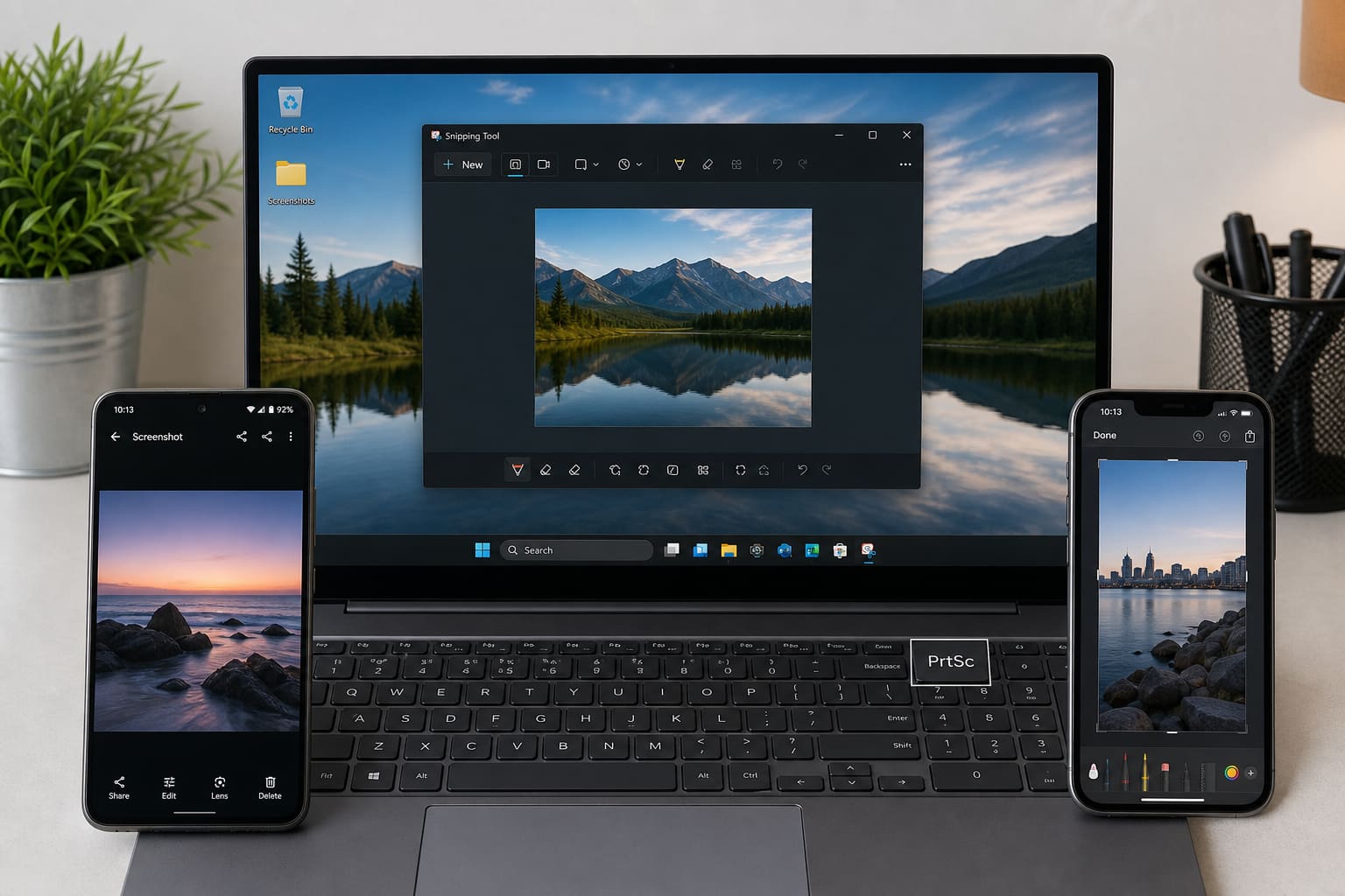 How to Take Screenshots on Windows, Android, and iPhone