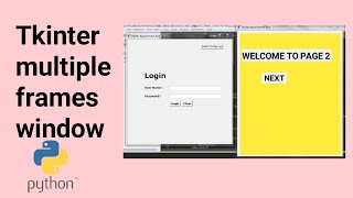 How to Create Multiple Window Frames with Python Tkinter