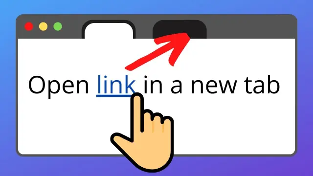 How to Open Links in a New Tab Using HTML